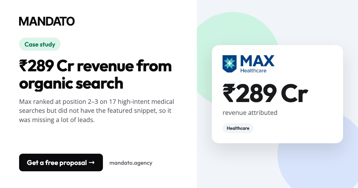 Max Healthcare: ₹289 Cr revenue attributed