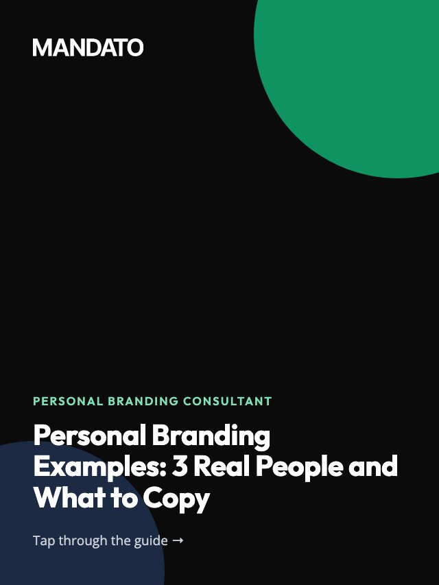 Personal Branding Examples: 3 Real People and What to Copy